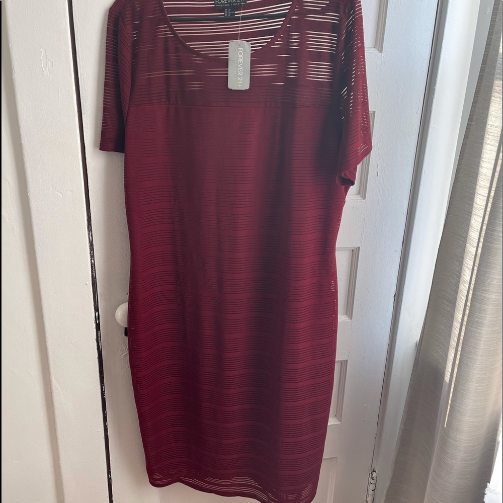 NWT FOREVER 21 sheer dress